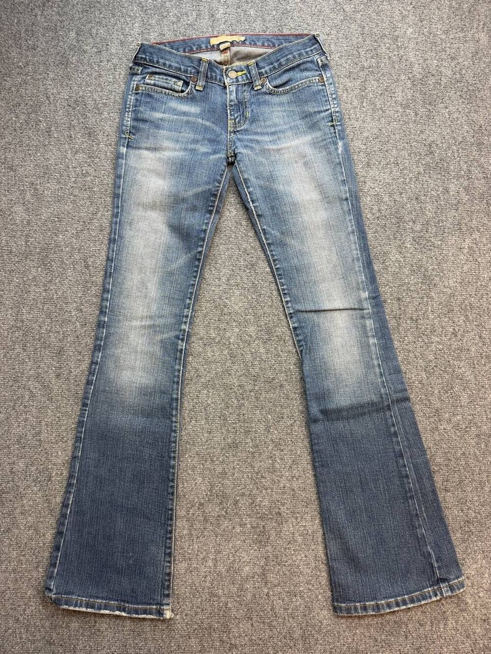 Abercrombie & Fitch Women’s 00R Low Rise Bootcut Flare Jeans Stretch Y2K
